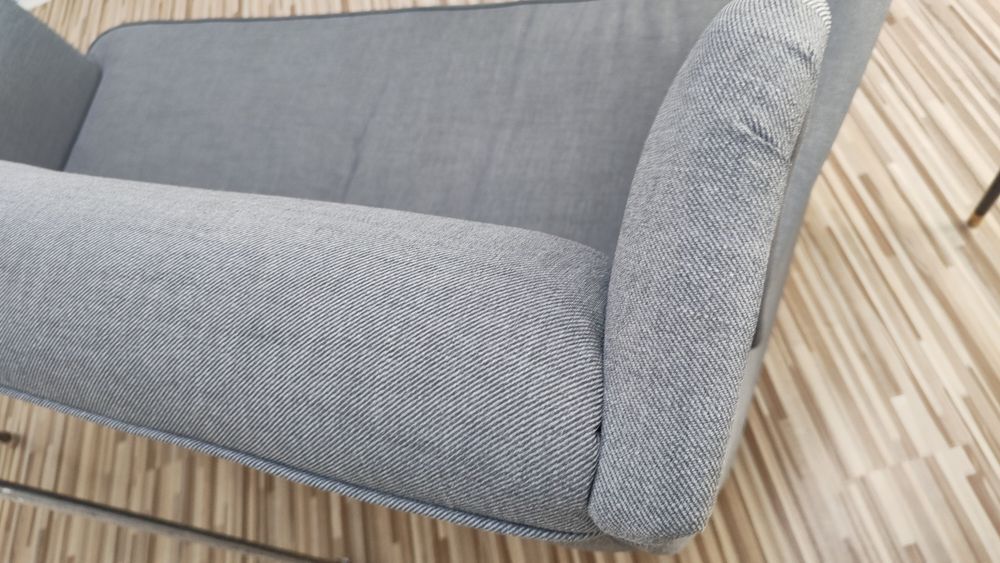 IKEA STRANDMON Sofa 3-osobowa Nordvalla ciemnoszar