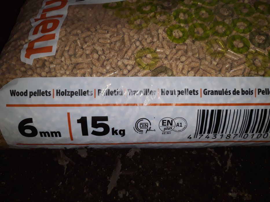 Pellet Naturkraft, certyfikaty A1, EN plus DIN plus,wysoka jakość