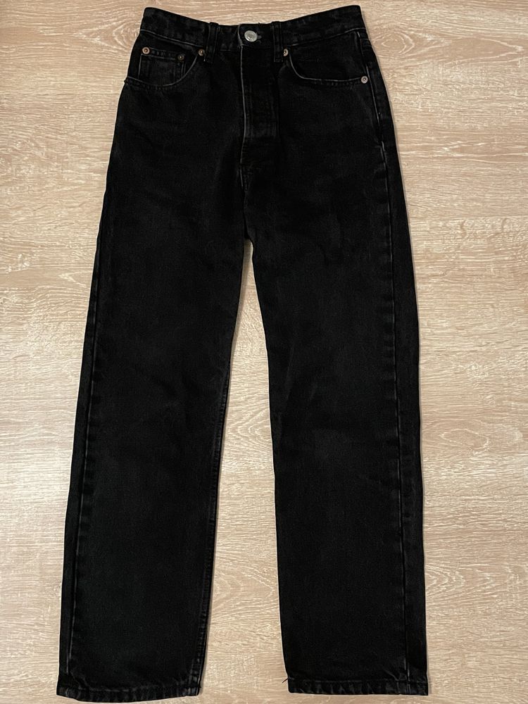 Черные прямые джинсы Zara
