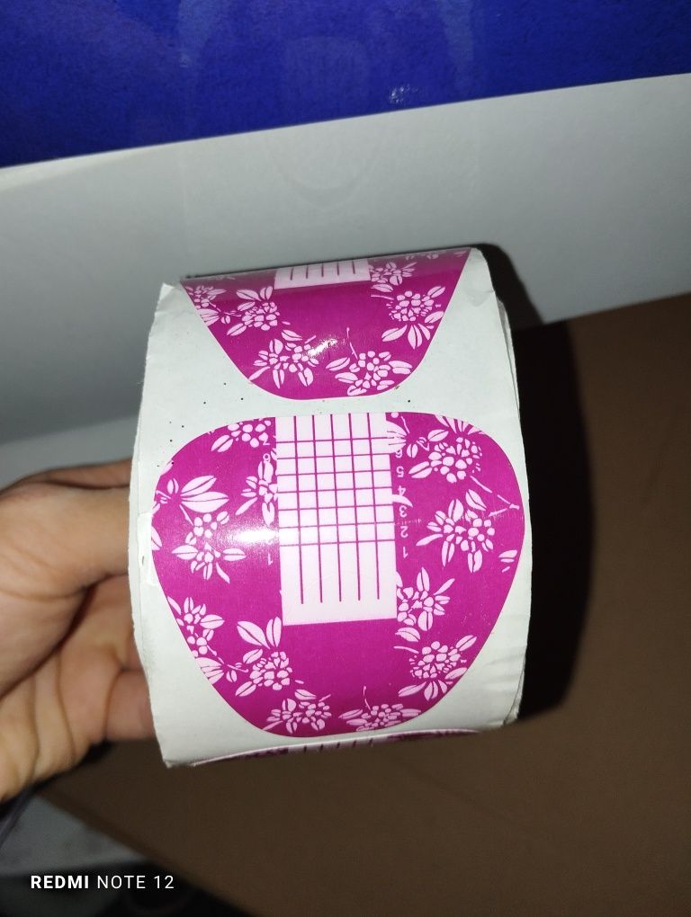 Szablony do paznokci manicure przedłużanie szablon rolka
