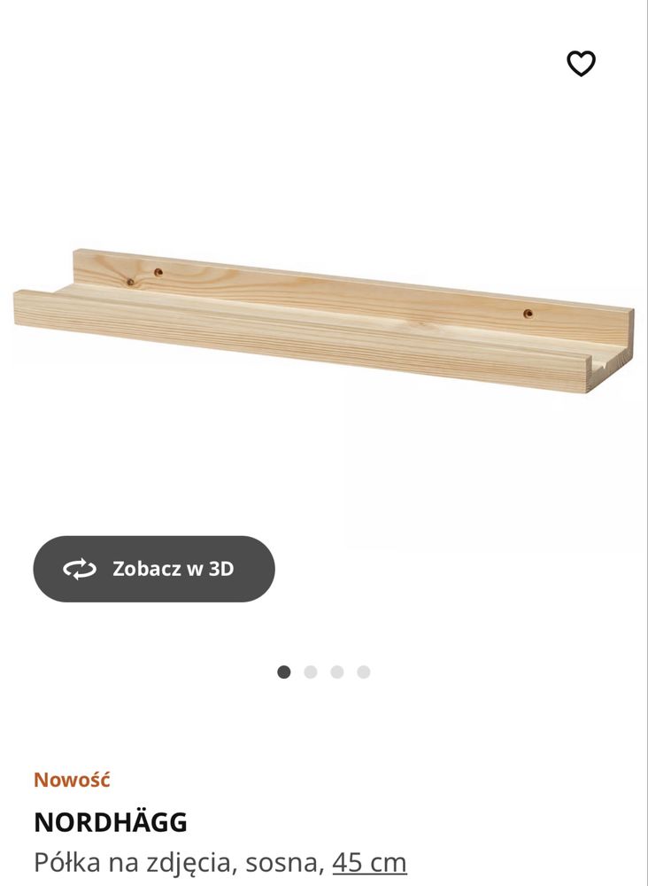Okazja! Półki ścienne Ikea