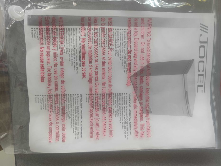 Arca Horizontal JOCEL 98L