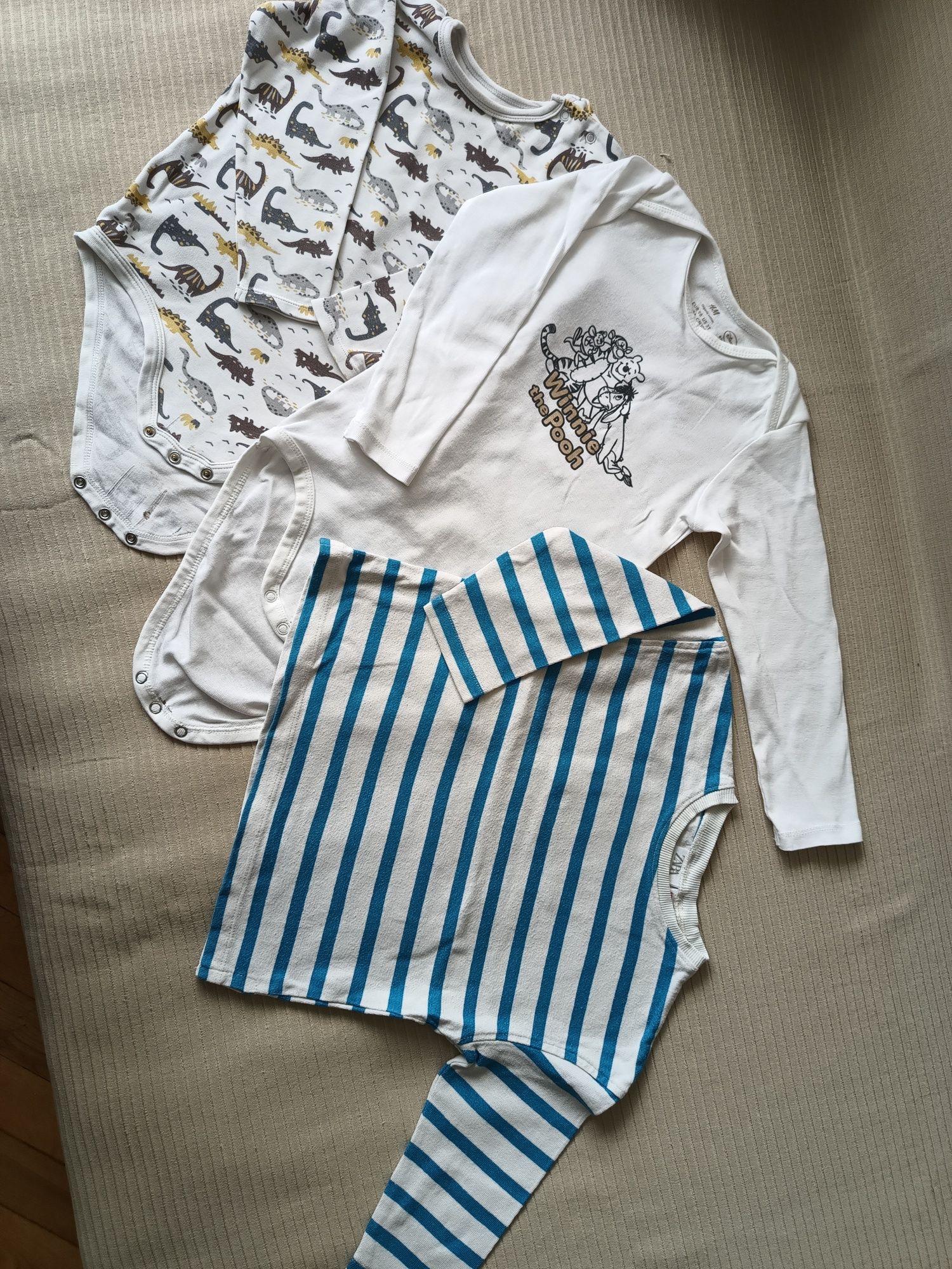 Zestaw body H&M+bluza Zara r.98