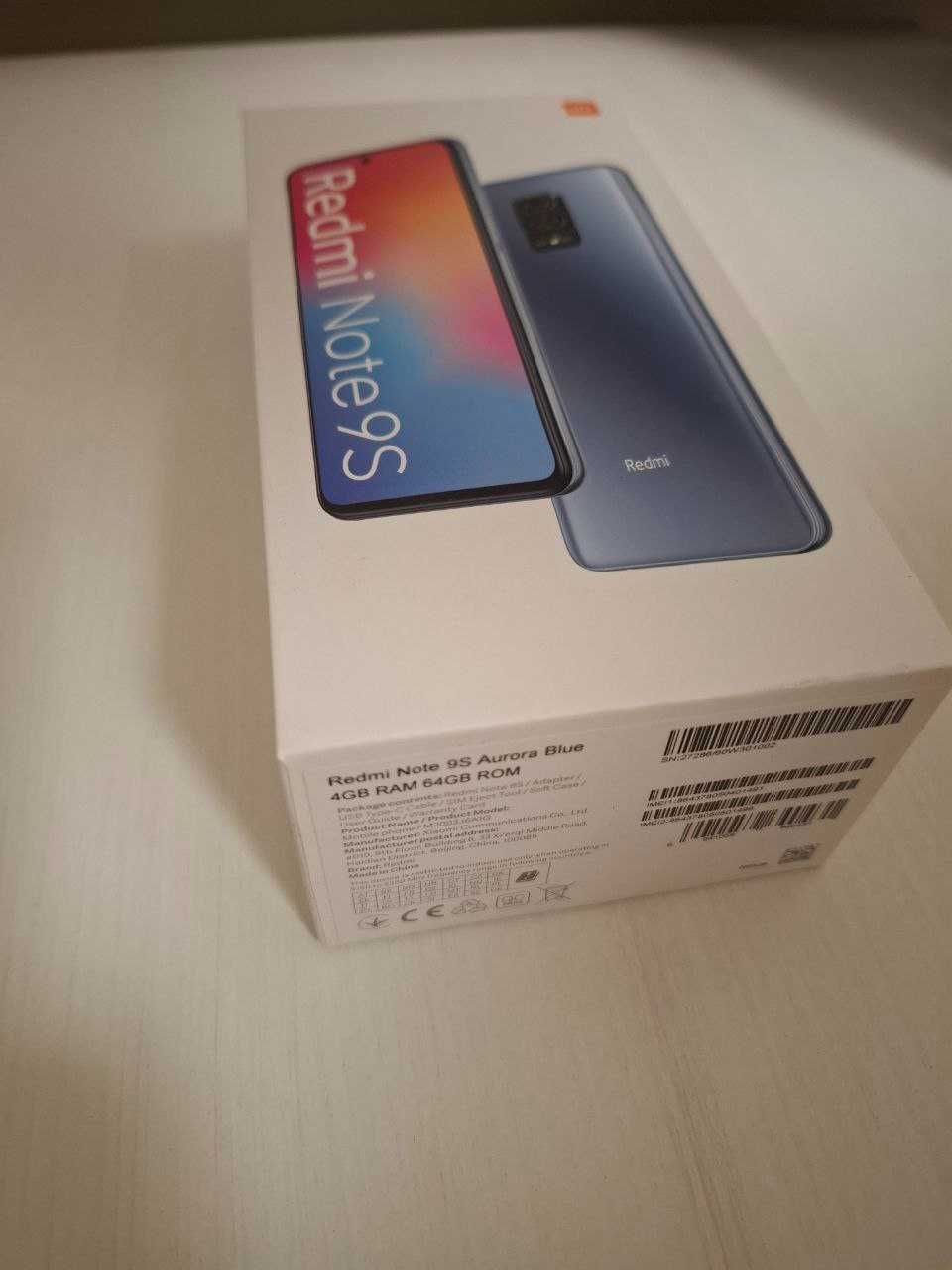 Xiaomi Redmi Note 9S 4/64GB з зарядним та кабелем