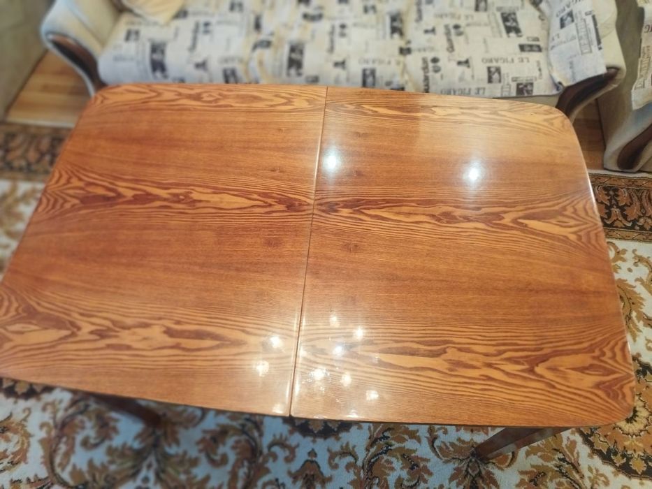 Стіл розкладний лакований 80*160 см
Розмір 80/120 в складений
Розклад