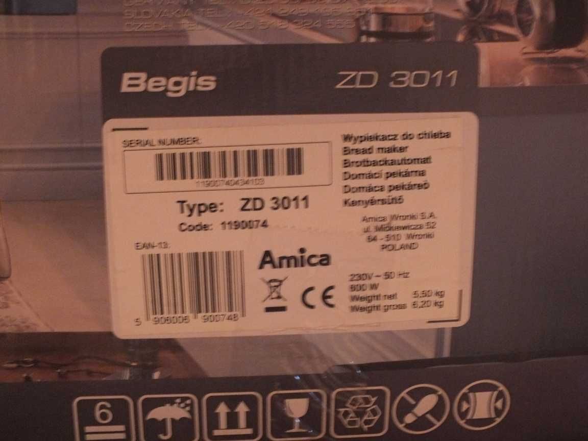 Wypiekacz do chleba Amica model ZD 3011