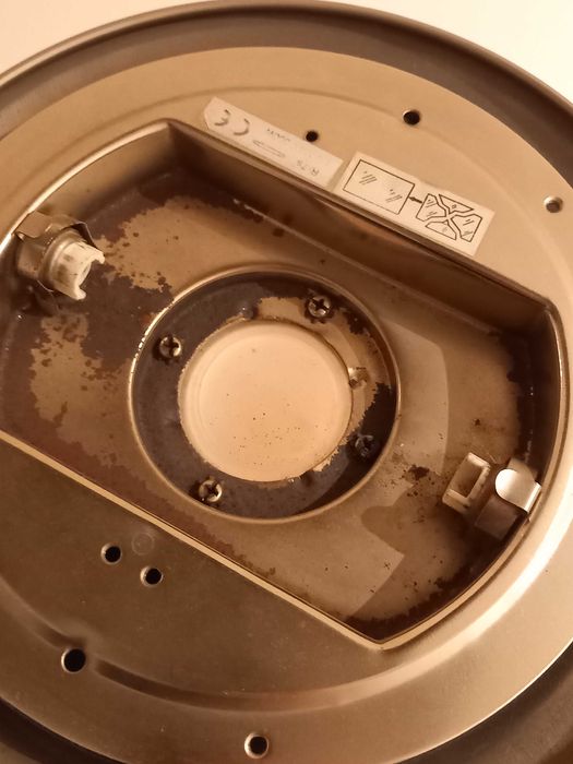 Candeeiro de pé em INOX - Gato Preto (para reparação)