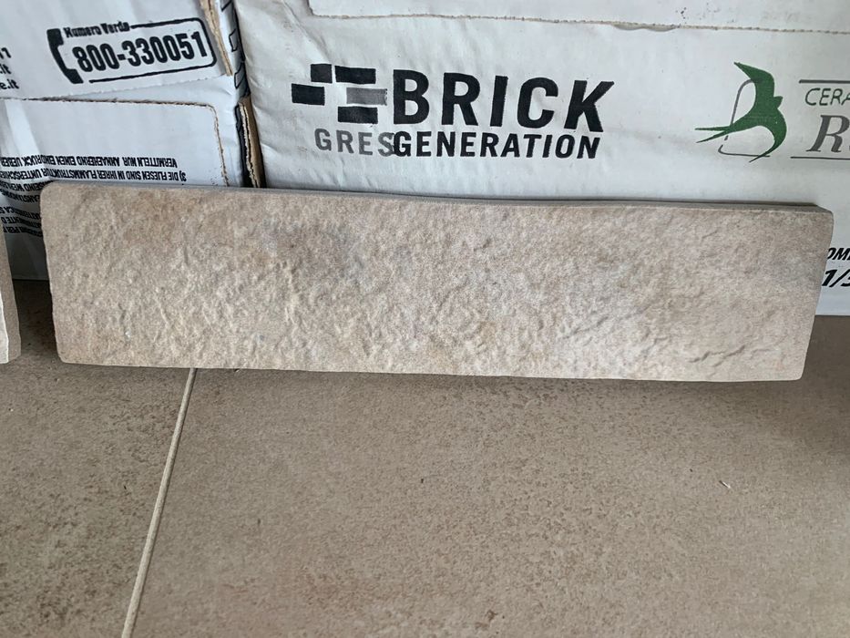 Płytka cegła beżowa Rondine Bristol Cream 6x25cm