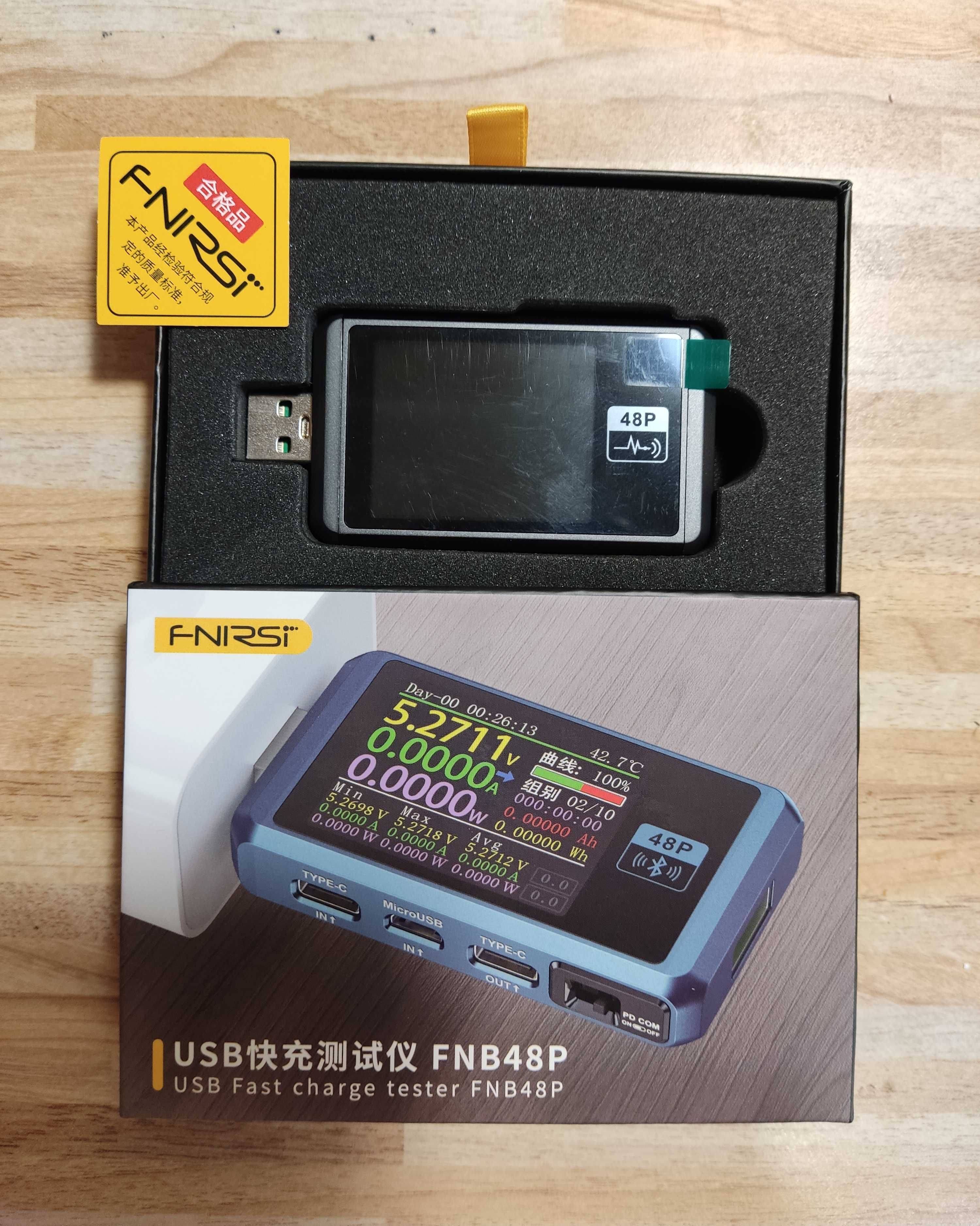 USB-тестер Fnirsi FNB48P