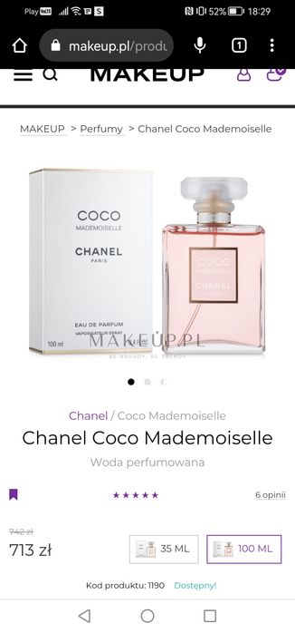 Perfum Coco Chanel 100ml