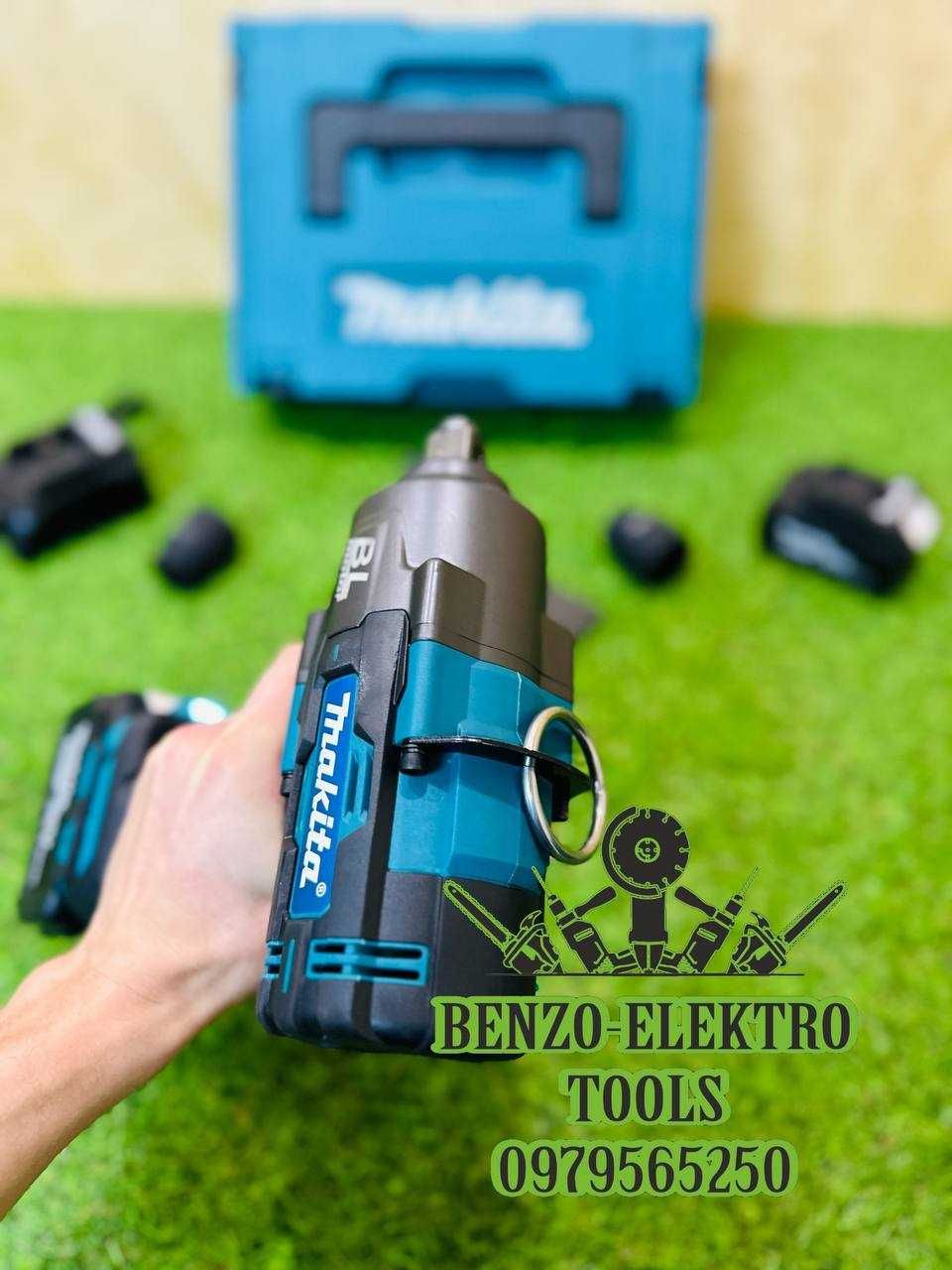 Гайковёрт Высокомоментный Аккумуляторный Makita PTW2100BL 36В-8Ач 2100