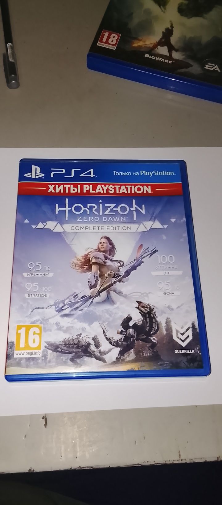 Диски до пс4, dragon age, horizon zero dawn, knack2