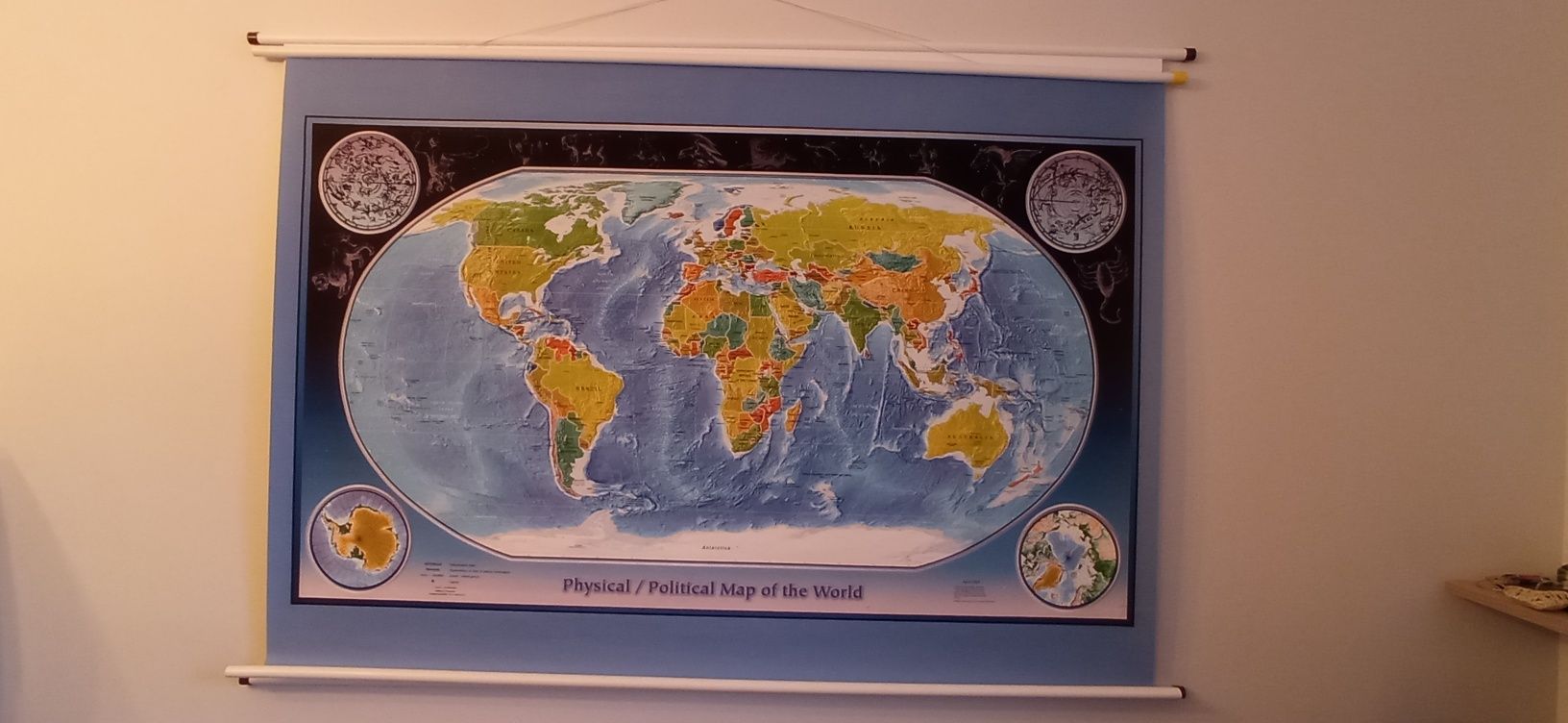 Fizyczna/Polityczna Mapa Świata