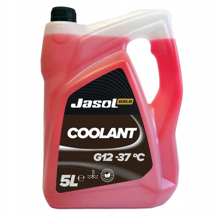Płyn chłodniczy Jasol Gold Coolant -37°C G12 5L różowy