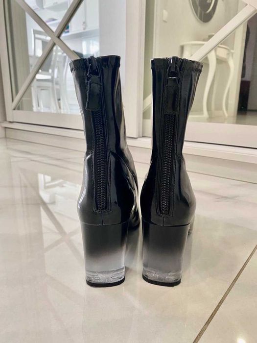 Чоботи шкіряні чорні   37