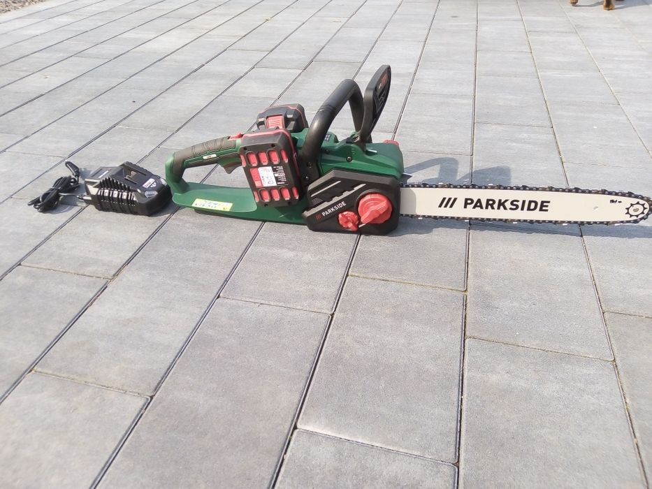 Akumulatorowa piła łańcuchowa 40V Parkside