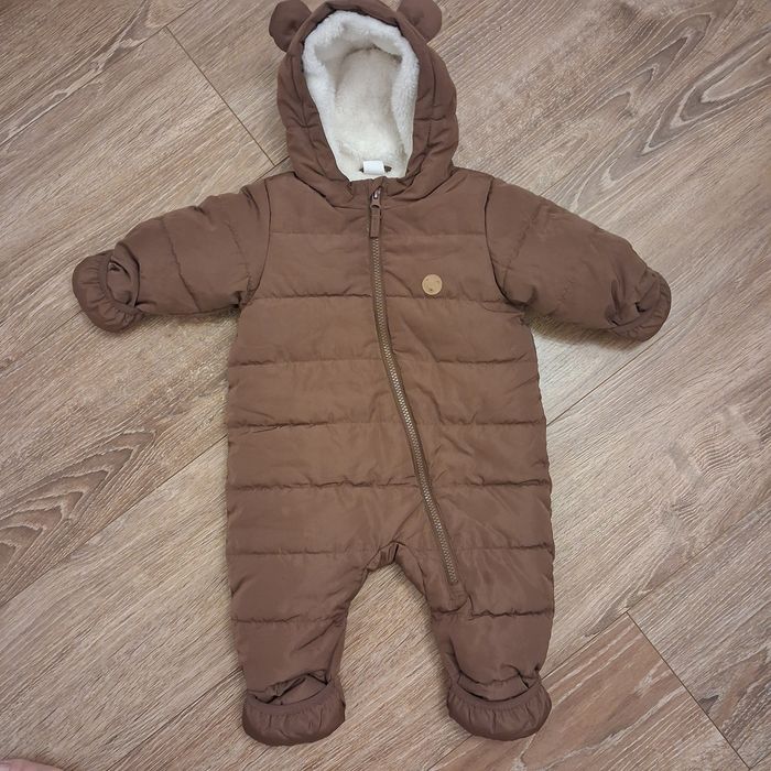 Gruby zimowy spiworek/ kombinezon niemowlęcy H&M