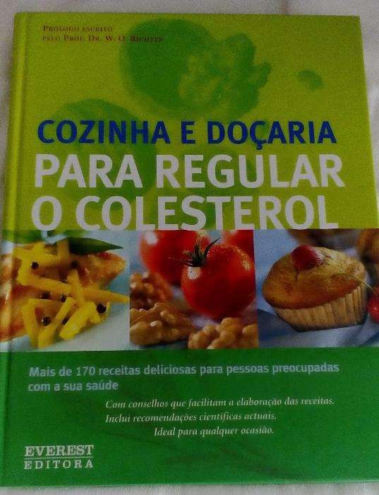 Livro "Cozinha e doçaria para regular o colesterol"