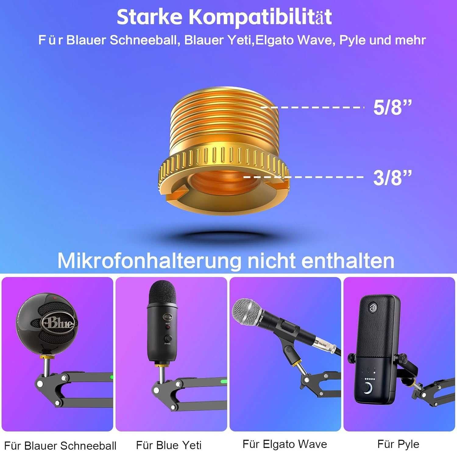 Statyw Biurkowy Wysięgnik Ramię Rgb Do Mikrofonu Blue Yeti Hyperx Rode