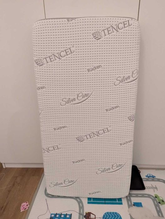KLUPŚ Łóżeczko MARSELL biały 120x60 cm