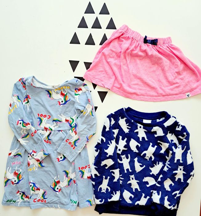 Paczka ubrań dla dziewczynki 5-6 lat 110/116 H&M Sinsay