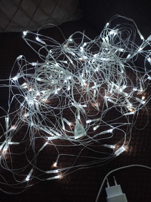 Światełka siatka LED lampki choinka boże narodzenie