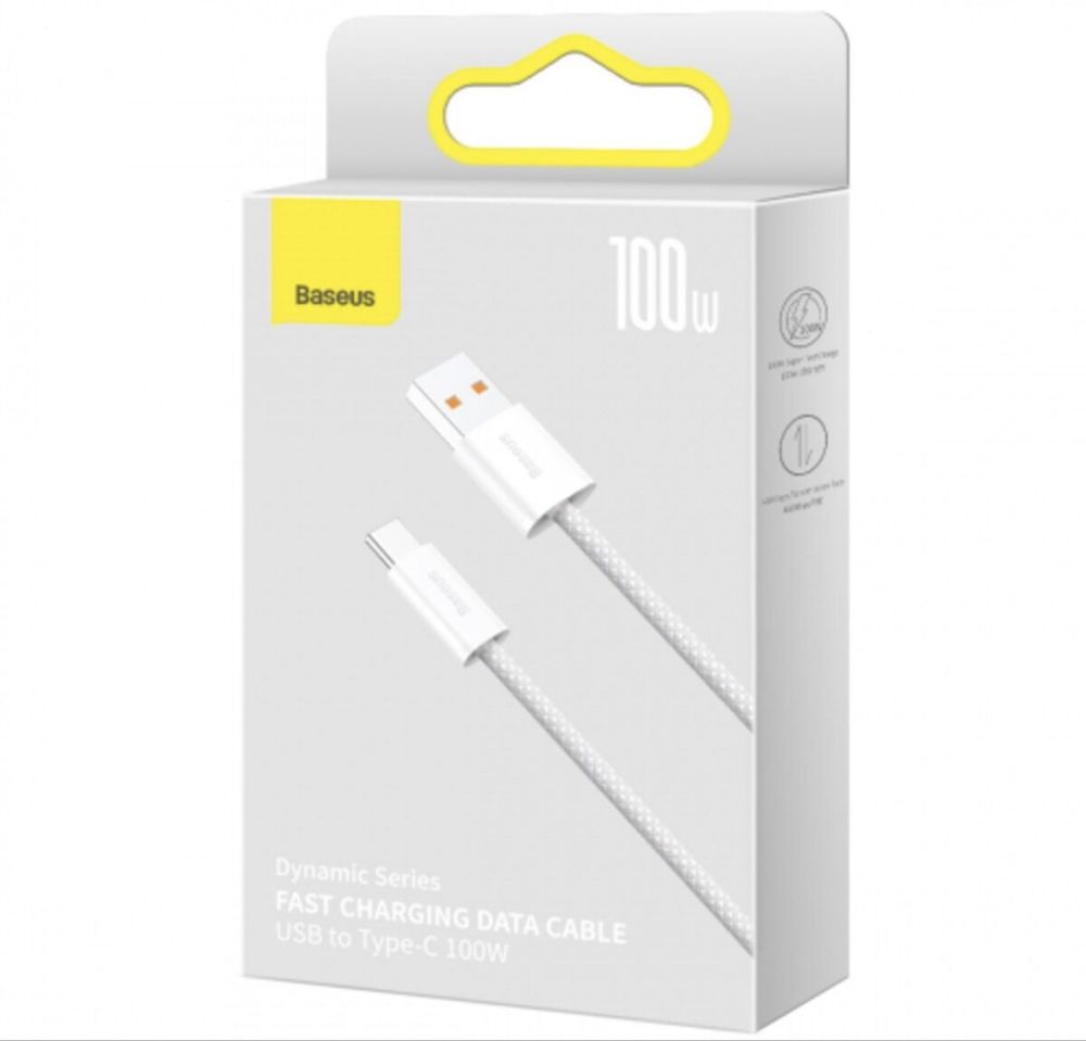 Кабель з чіпом Baseus USB to Type-C 100W / 5А / 1Метр