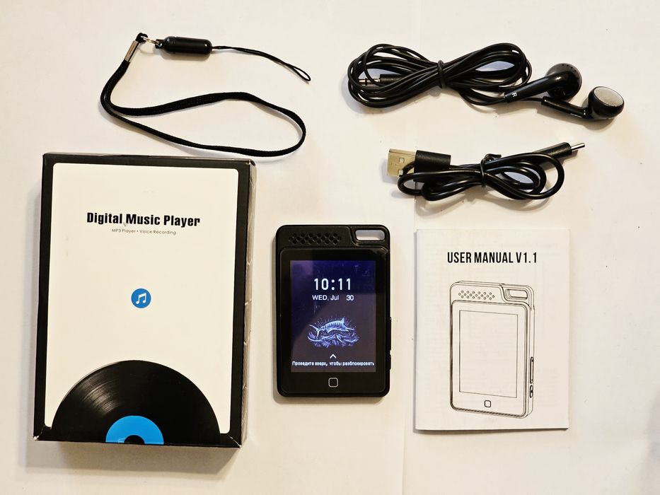 MP3 плеєр Ruizu C1 Max 2,4" Bluetooth 64Gb