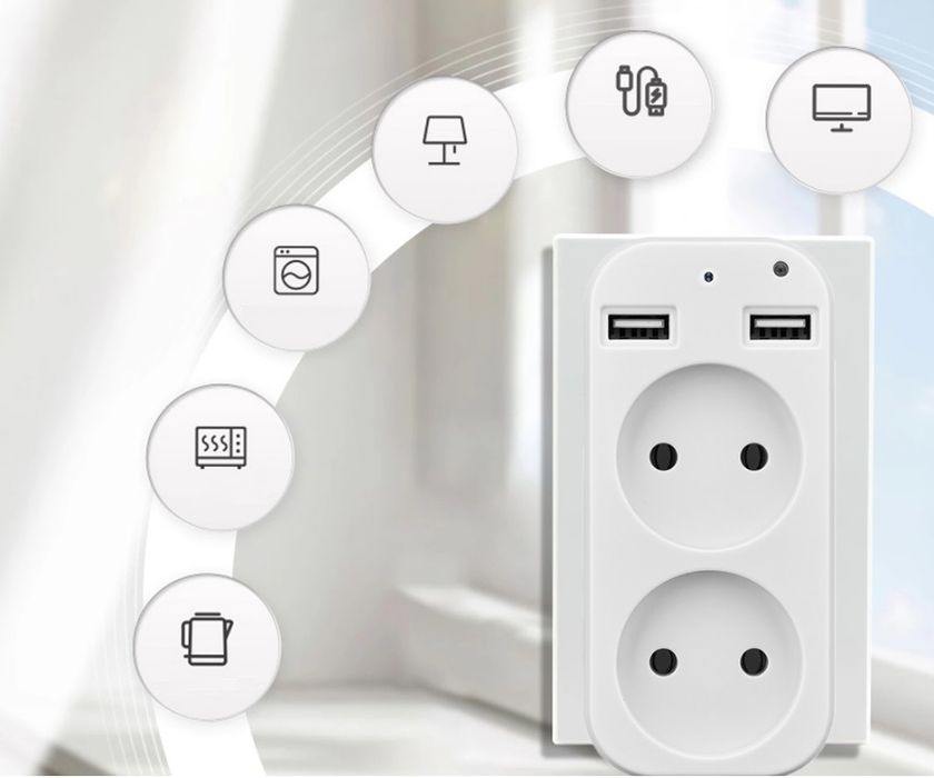 Ukryta Kamera Szpiegowska Rozgałęźnik Adapter Ładowarka 32GB Wifi