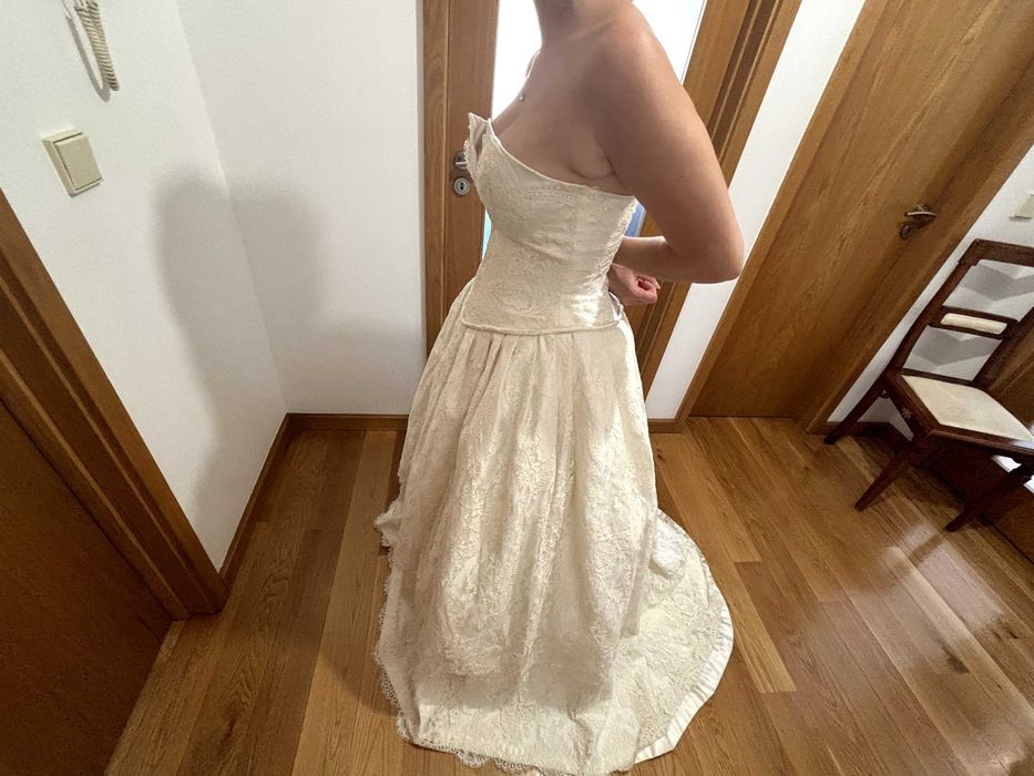 Vestido de noiva  princesa novo alta costura Made in Italy
