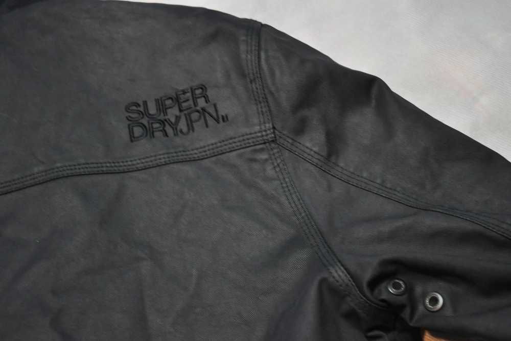 SUPERDRY L męska ocieplana bomberka woskowana Japan p1v