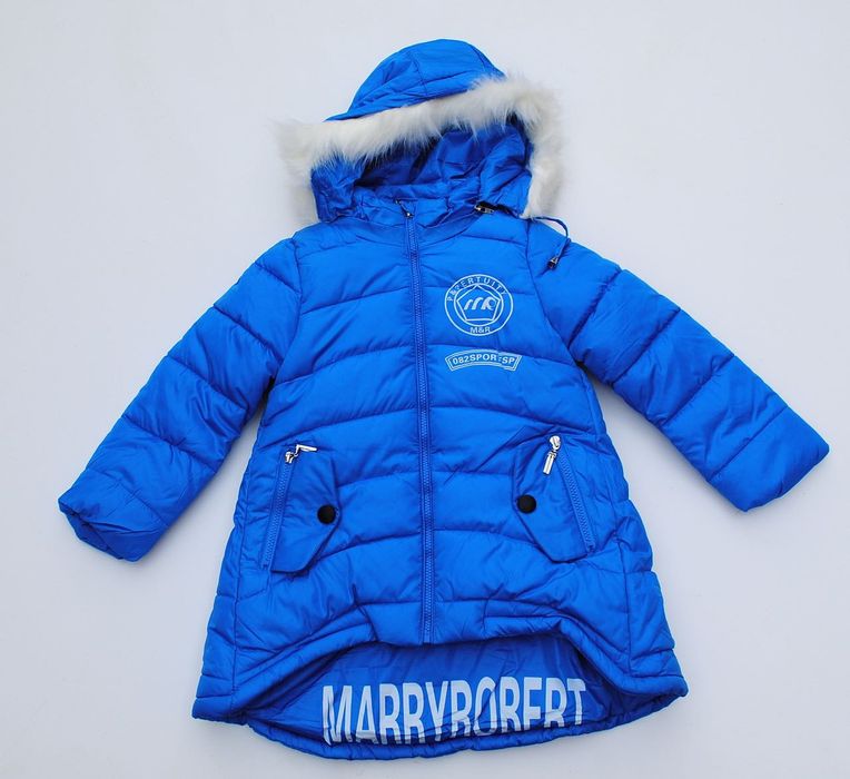 Куртка дитяча зимова для дівчинки 110-128 розмірів