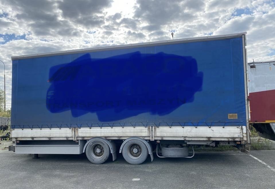 Przyczepa 12t burtowa niska