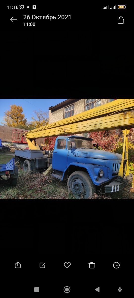 Продам  либо обмен,автовышку ВС-22 на базе зил-130