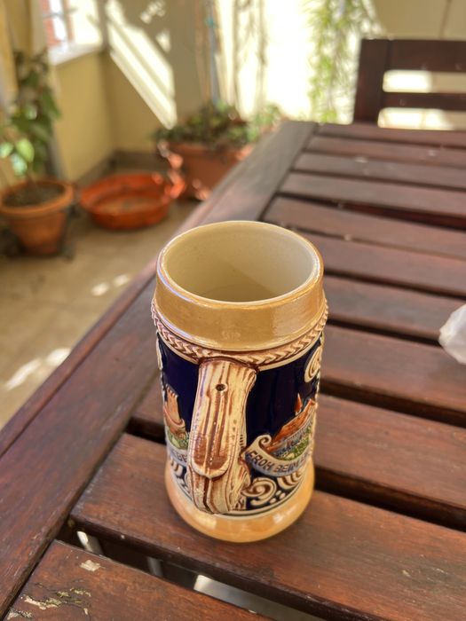 Caneca em Barro cerveja Alemã