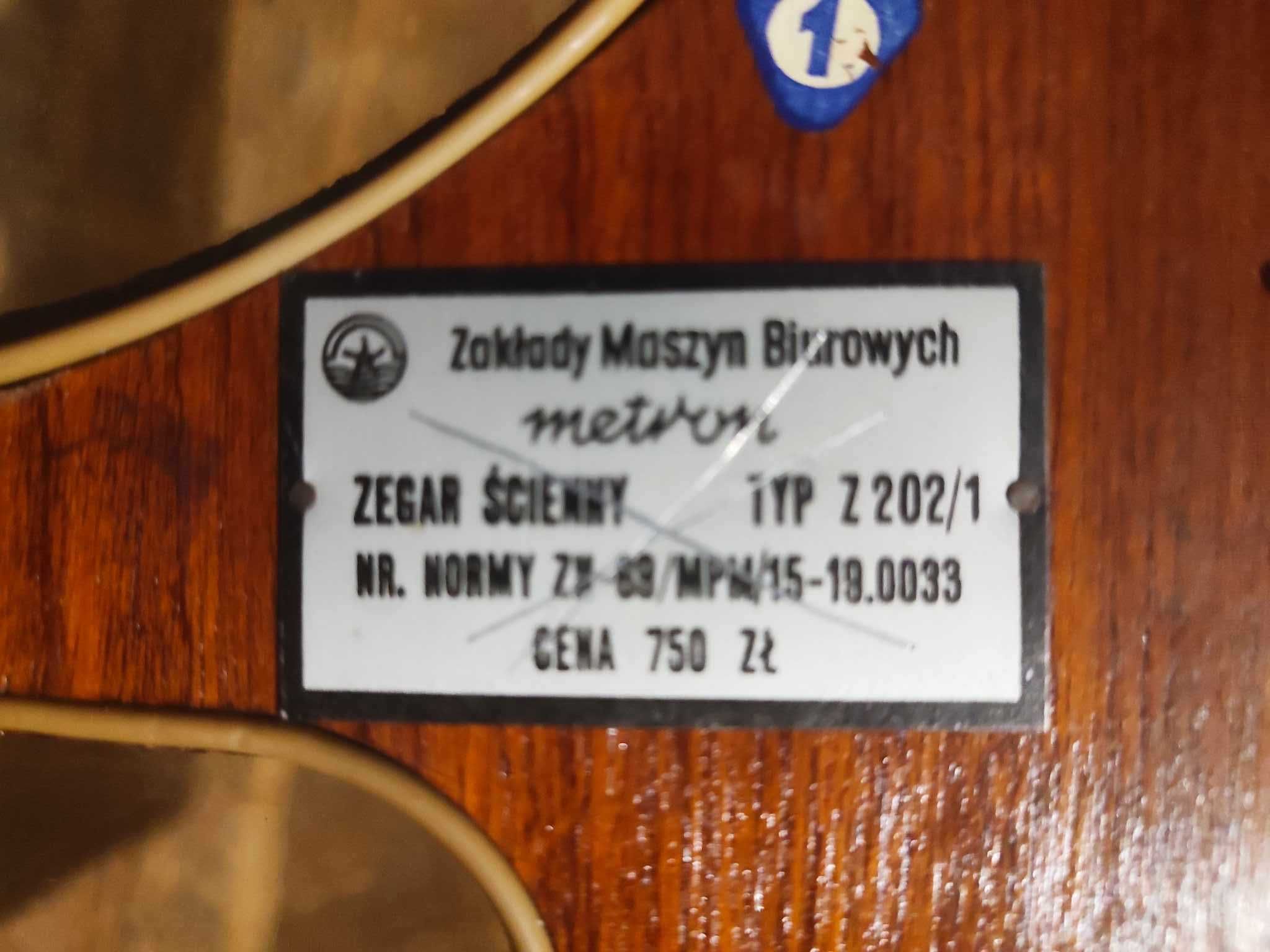 Zegar ścienny Metron Z 202/1