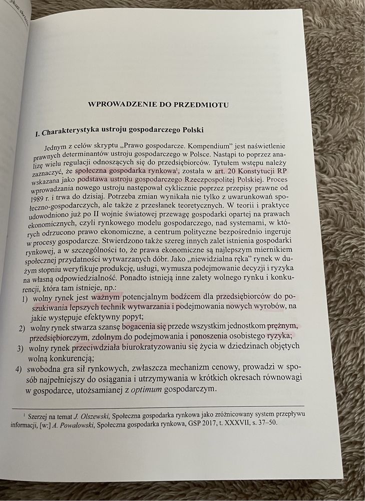 Prawo gospodarcze kompendium