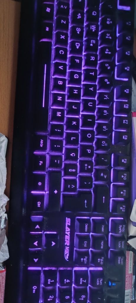 Teclado gaming rgb