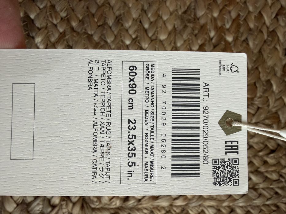 Dywanik Zara Home 60x90 nowy