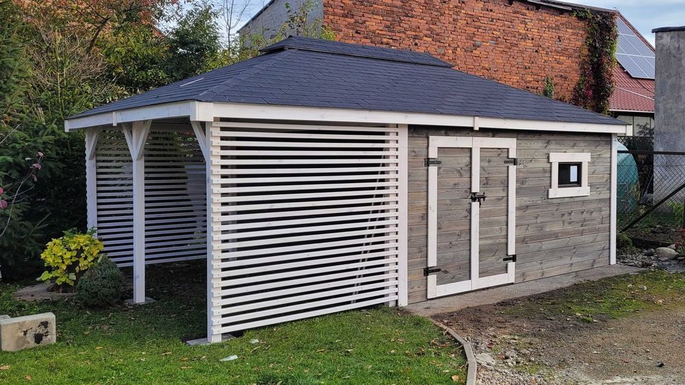 Domek narzędziowy BARTEK 3x4m Drewutnia Producent DREWNOTRIK.PL