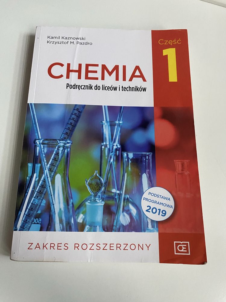 podręcznik chemia Pazdro 1 zakres rozszerzony