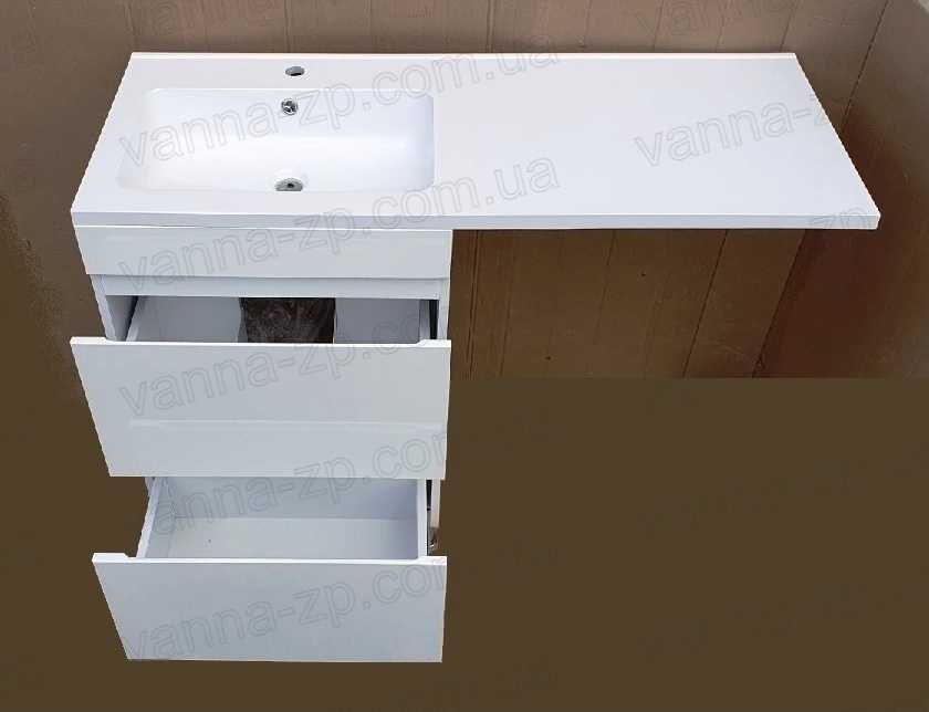Комплект! Тумба с умывальником со столешницей  под стиральную машину.