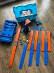 Hot Wheels, Track ,Builder, System, Zestaw, Skrzynka, tor, tory
