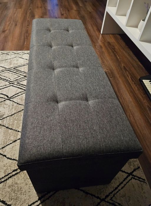 Nowy schowek skrzynia siedzisko pudło na zabawki dla dzieci pufa loft