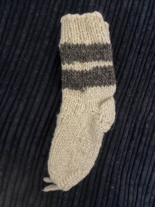 Теплі шерстяні носки, вʼязані шкарпетки