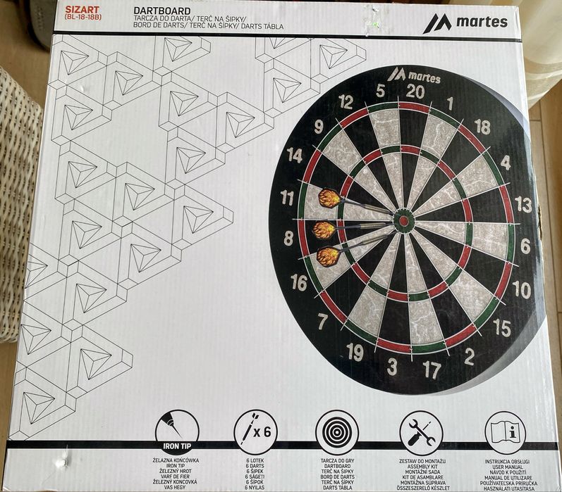 Dartboard, Tarcza do darta Martes Sizart