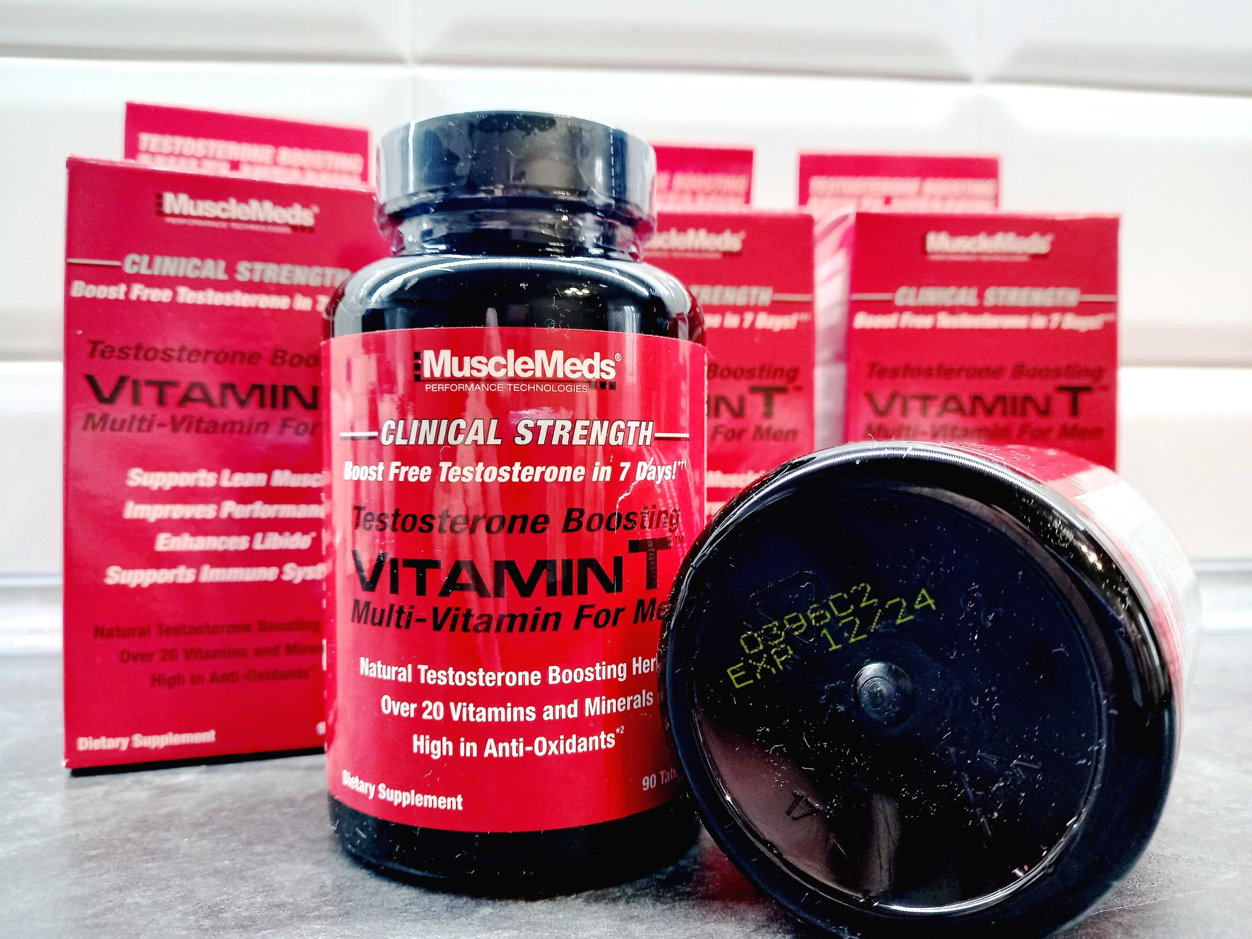 MuscleMeds, Vitamin T Multi for Men (90 таб.) мужские витамины + тесто