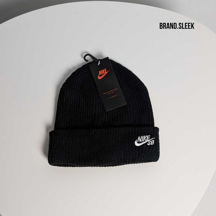 Шапка Nike, nike SB, зимова шапка Найк СБ, чоловіча шапка найк, nike