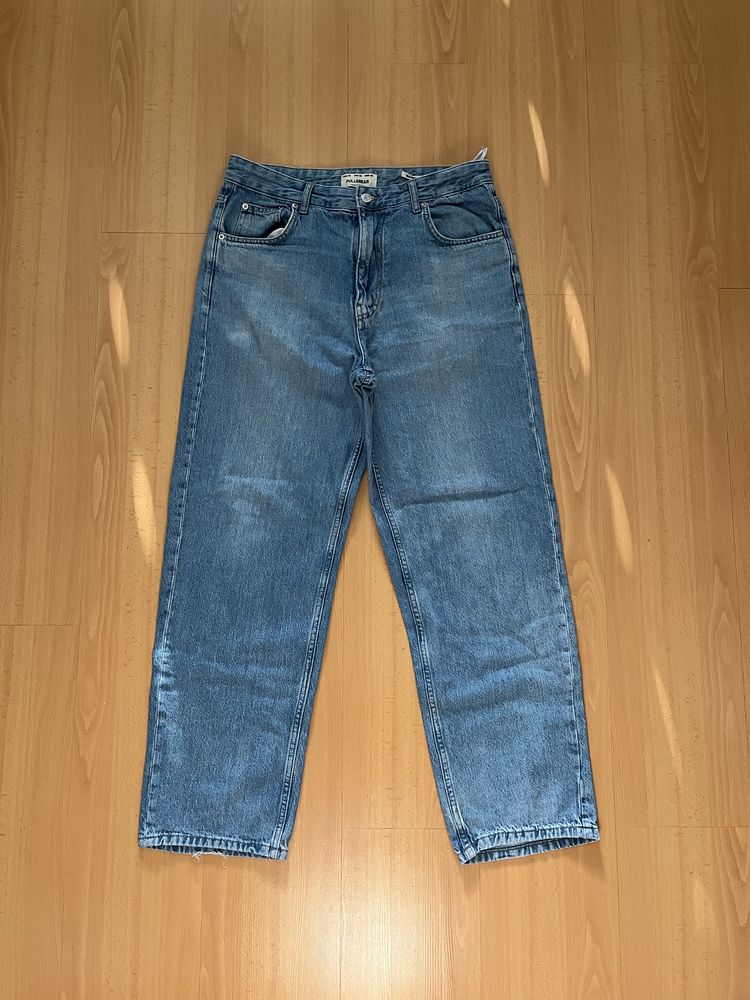 Calças baggy da pull and bear