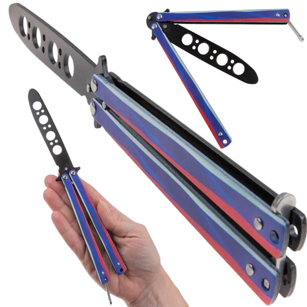 nóż motylek treningowy balisong składany flipper russia cs:go N-500R